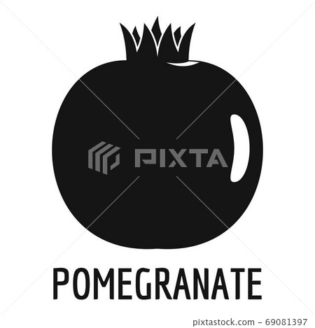 Pomegranate icon, simple style. 69081397