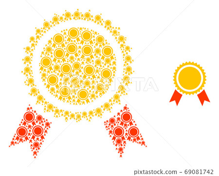 Prize Seal Mosaic of Self Icons Prize Seal Mosaic of Self Icons 69081742