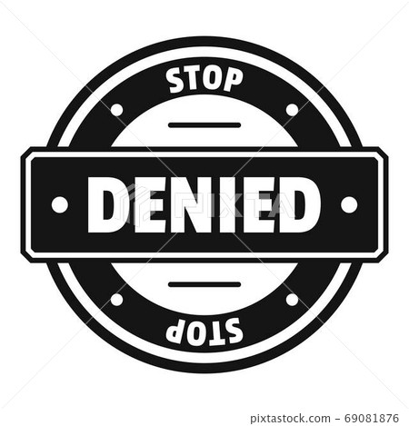 Stop logo, simple style. 69081876