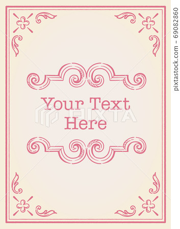 Antique-style frames and design materials. Rococo, baroque style 69082860