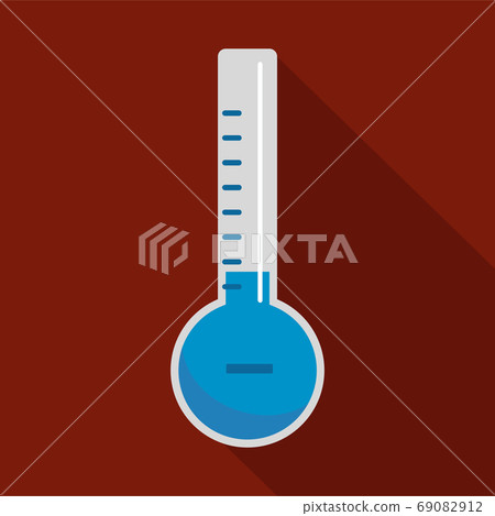 Thermometer cold icon, flat style 69082912