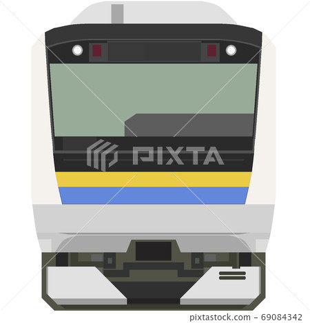 Dot picture style E233 series (Chiba/Boso local line) 69084342