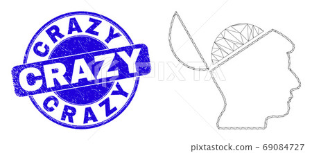 Blue Distress Crazy Seal and Web Carcass Open Mind Blue Distress Crazy Seal and Web Carcass Open Mind 69084727