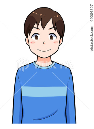 Boy upper body - Stock Illustration [69084807] - PIXTA