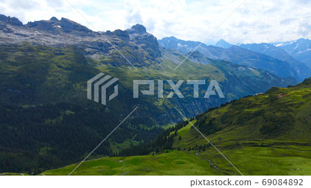 The Swiss Alps at Melchsee Frutt The Swiss Alps at Melchsee Frutt 69084892