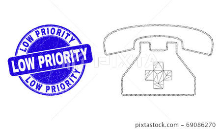 Blue Grunge Low Priority Stamp Seal and Web Carcass First Aid Phone Blue Grunge Low Priority Stamp Seal and Web Carcass First Aid Phone 69086270