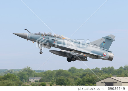 French Air Force fighter Mirage 2000 take off French Air Force fighter Mirage 2000 take off 69086349