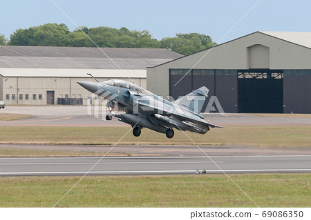 French Air Force fighter Mirage 2000 take off French Air Force fighter Mirage 2000 take off 69086350