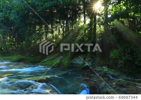 Sumita Town, Iwate Prefecture Summer Stream 69087344
