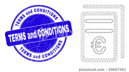 Blue Grunge Terms and Conditions Stamp and Web Carcass Euro Price Pages Blue Grunge Terms and Conditions Stamp and Web Carcass Euro Price Pages 69087482