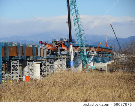 Jobu大橋橋更換Sa玉縣群馬縣縣界 69087976