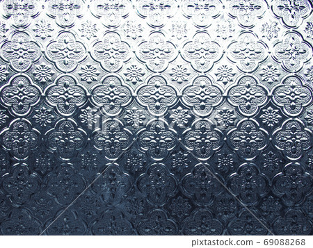 Retro patterned glass windows Retro patterned glass windows 69088268