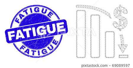 Blue Scratched Fatigue Seal and Web Carcass Bankruptcy Bar Chart 69089597