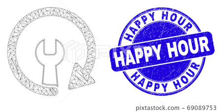 Blue Scratched Happy Hour Seal and Web Carcass Update Repair Wrench 69089753