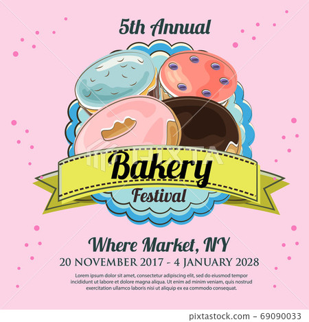 bakery festival poster template bakery festival poster template 69090033