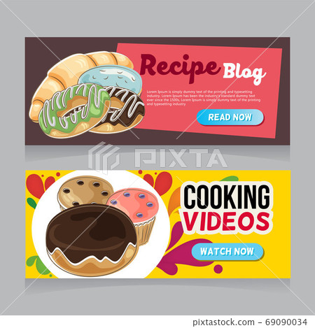 bakery doodle web banner 69090034