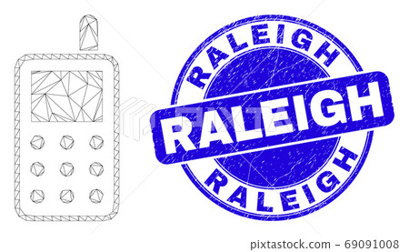 Blue Grunge Raleigh Stamp and Web Carcass Radio Transmitter Blue Grunge Raleigh Stamp and Web Carcass Radio Transmitter 69091008