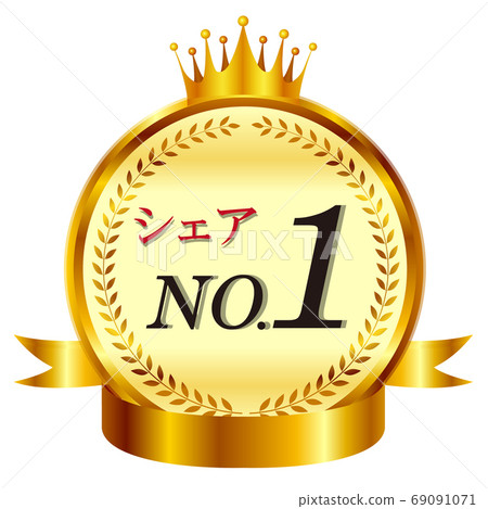 皇冠絲帶金圖標 69091071