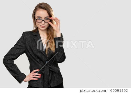 ambitious woman female leadership confident lady ambitious woman female leadership confident lady 69091392