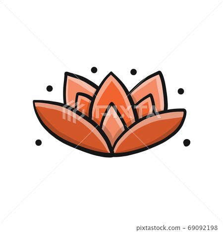 Lotus Logo, simple sketch for your design Lotus Logo, simple sketch for your design 69092198