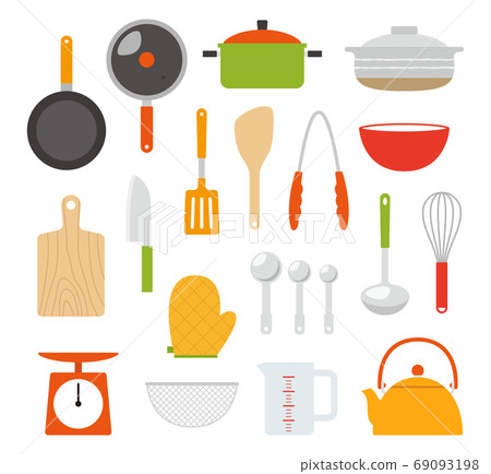 矢量圖材料集的炊具 69093198