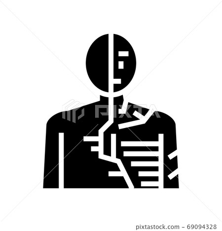 Android Robot Human Glyph Icon Vector Illustration Stock Illustration 69094328 Pixta