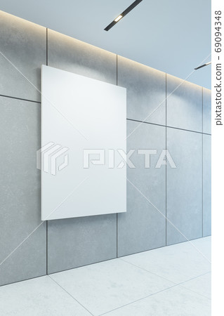 blank picture frame on the wall, 3d rendering blank picture frame on the wall, 3d rendering 69094348