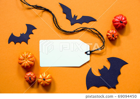 Label With Copy Space, Halloween And Autumn Label With Copy Space, Halloween And Autumn 69094450