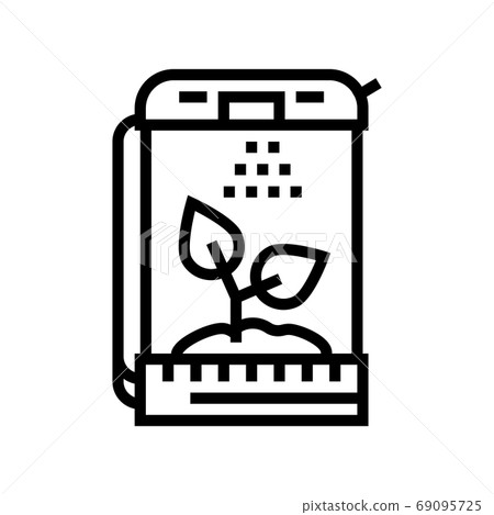 future warehouse line icon vector illustration future warehouse line icon vector illustration 69095725