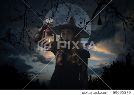 Halloween mystery concept Halloween mystery concept 69095879