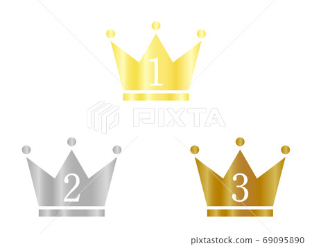 金,銀,銅牌排名圖標 金,銀,銅牌排名圖標 69095890