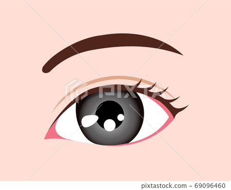 Eye iris color/color (race/color contact) / gray 69096460