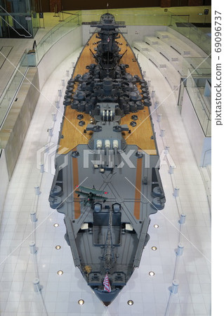 Battleship Yamato seen from behind 69096737
