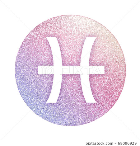 Pisces zodiac sign horoscope sign icon illustration Pisces zodiac sign horoscope sign icon illustration 69096929