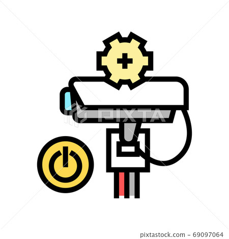 electrical connection color icon vector... - Stock Illustration ...