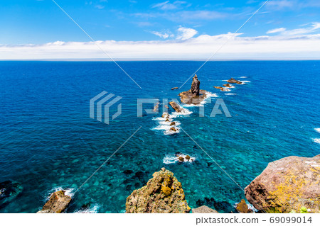 Shakotan Peninsula, Hokkaido Shakotan Blue Cape Kamui (Waterless Tateiwa) 69099014