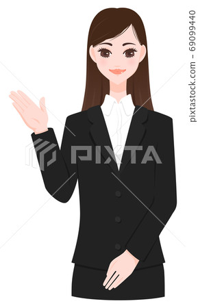 一個新鮮的少婦引導的例證。. 69099440