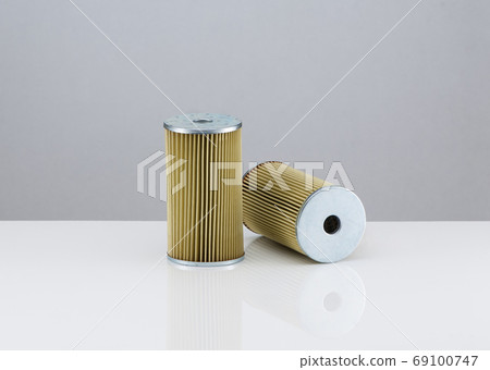 automobile filter on a white background 69100747