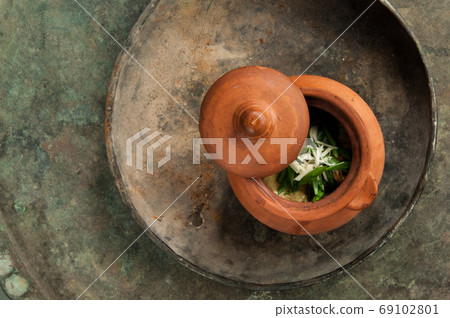 soups on a tray soups on a tray 69102801