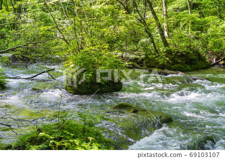 Summer Oirase Keiryu Sanran no Ie Towada City, Aomori Prefecture Summer Oirase Keiryu Sanran no Ie Towada City, Aomori Prefecture 69103107