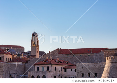 Winter street view, old Dubrovnik city, Croatia Winter street view, old Dubrovnik city, Croatia 69106917