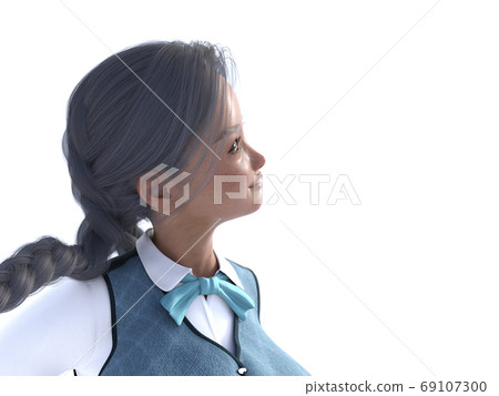 注視著天空的女商人 注視著天空的女商人 69107300