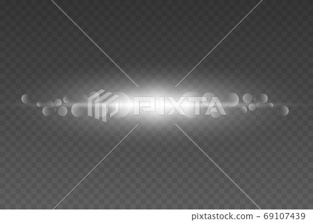 Glares lines effect. 69107439