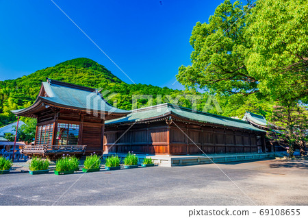 宮地岳神社的夏天[福岡縣福津市] 69108655