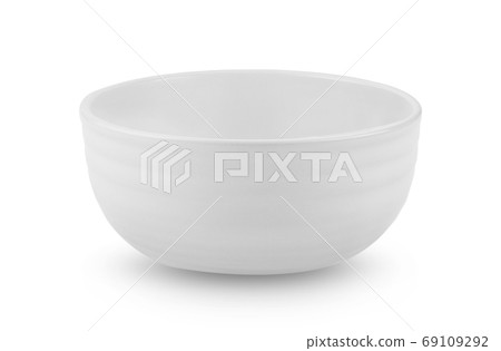 white ceramic bowl isolated on white 69109292