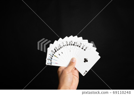 Playing card clover Playing card clover 69110248