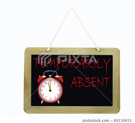 black blackboard with temporarily absent writing 69110651