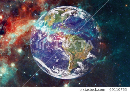 Earth. Solar system. Elements of this image furnished by NASA 69110763