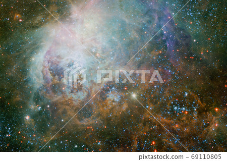 Deep space. Elements of this image furnished by NASA. 69110805