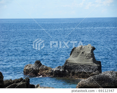 Special shape rocks around the Jialeshuei scenic garden 69112347